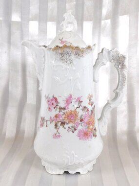 Brunswick Furstenberg Floral Chocolate Pot # 26097